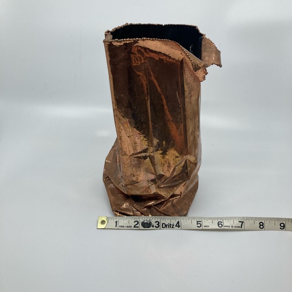 RARE California Bronze Paper Bag Sculpture - Picture 4 of 9